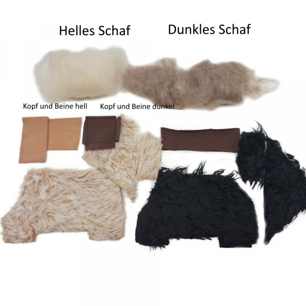 Bastelpackung - Schaf zu 50-er Figuren